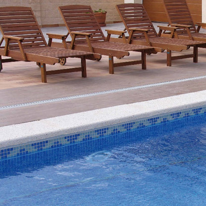 Swimming Pool Mosaic Tiles - Triangle Border 1