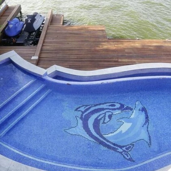 Swimming Pool Tiles - Dolphin Design
