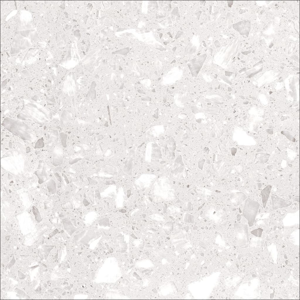 Terrastone White Terrazzo Tiles