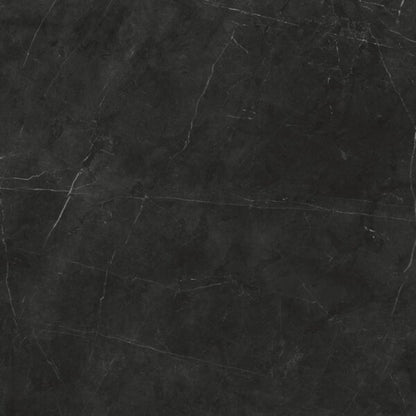 Tessino Gloss Black Marble Effect Tiles - Rectified, Porcelain
