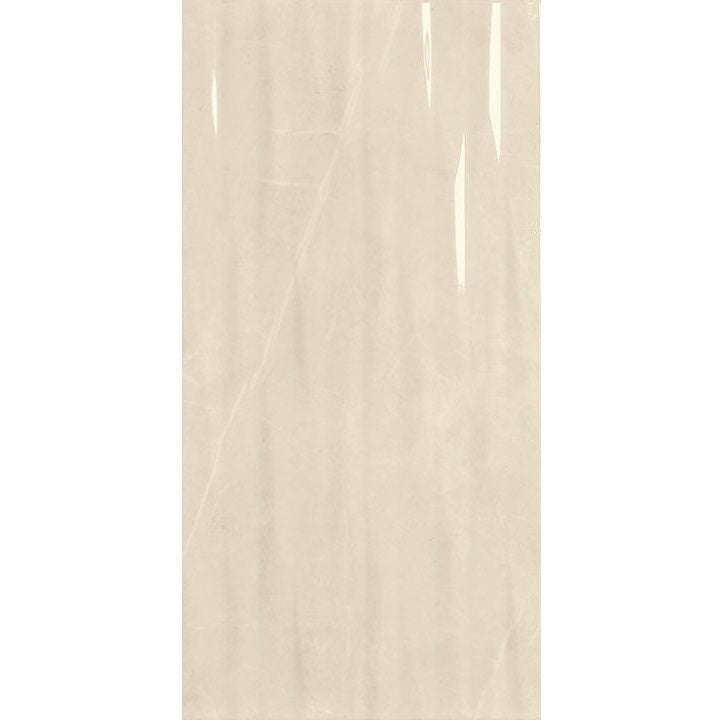 Cut Sample: Tessino Strass Ivory Wavy Tiles