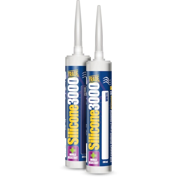 Tilemaster Silicone 3000 Trade  - White Silicone Sealant