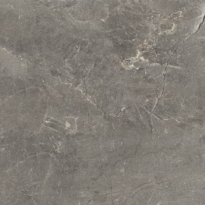 Time Porcelain Slate Effect Tiles - Matt Grey, Rectified