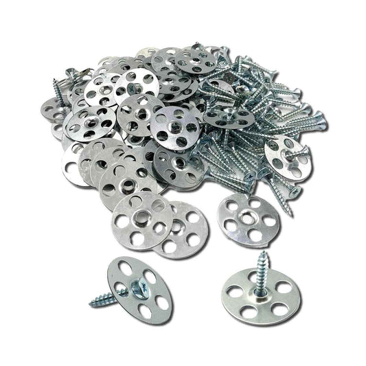 35mm Galvanised Steel Fixing Washers & Screws