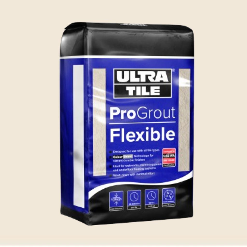 Ultra Tile ProGrout Flexible Jasmine Grout 3kg