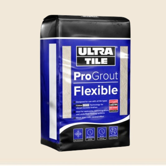 Ultra Tile ProGrout Flexible Jasmine Grout 3kg