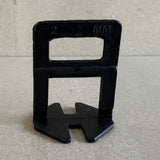 Black Tile Levelling Clips - 2mm