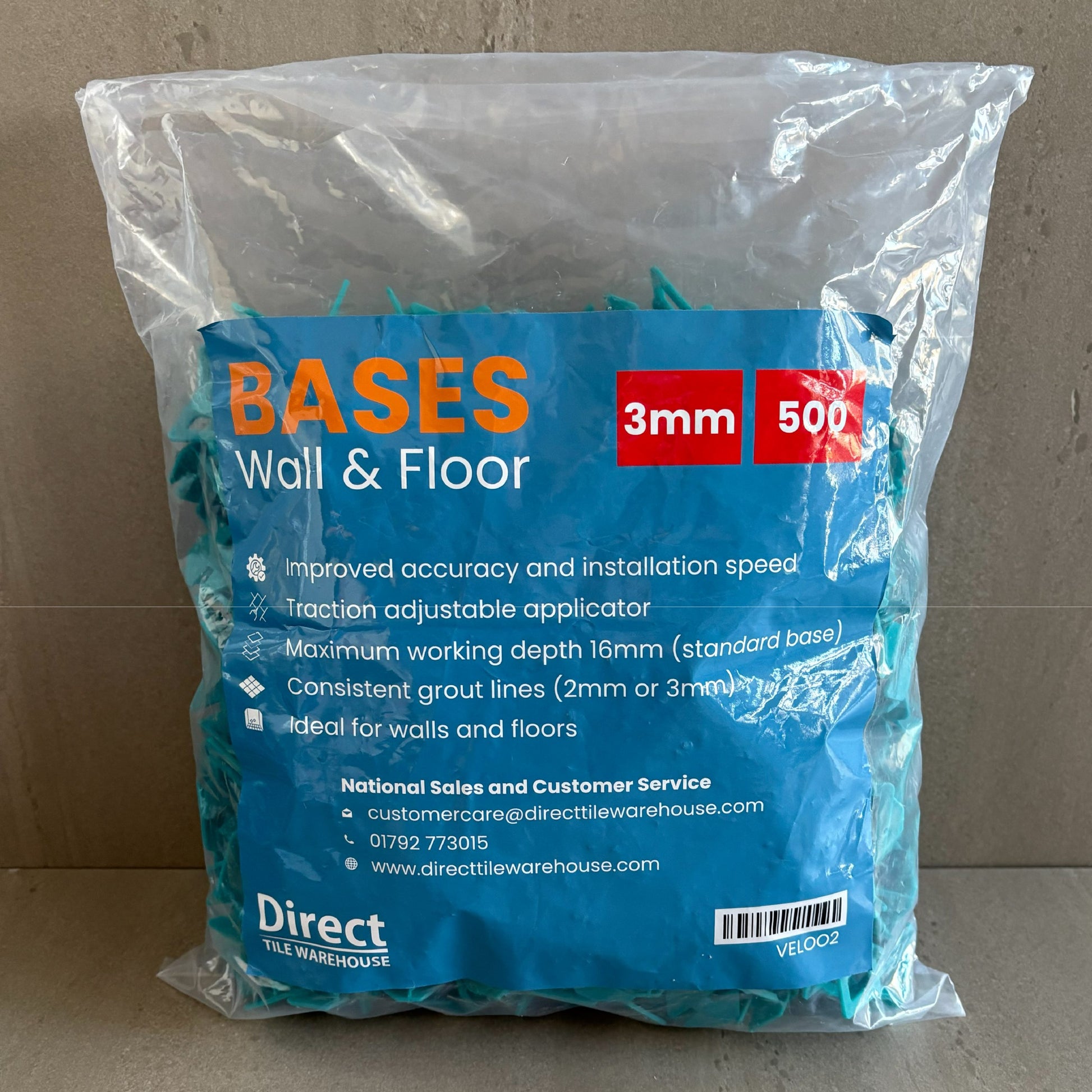 Blue Tile Bases - 3mm