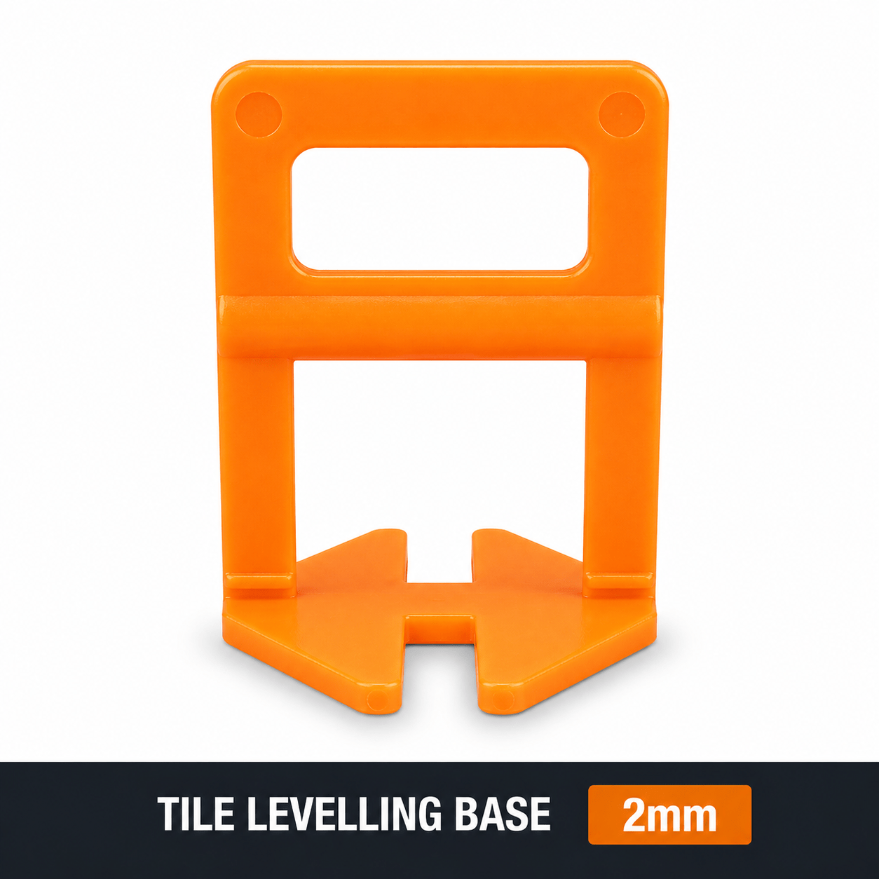 Orange Tile Levelling Clips - 2mm x100