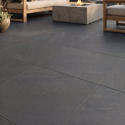 Riwa Black External Porcelain Tiles