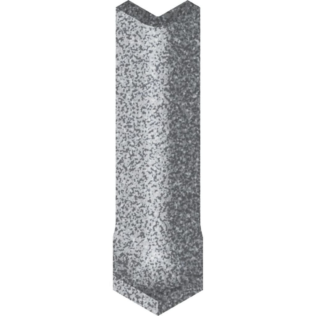 Cut Sample: Dotti Dark Grey External Angle Tiles