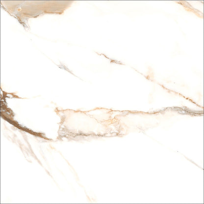 Valeria White and  Gold Marble Floor Tiles