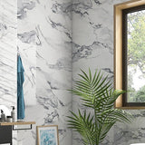 Cut Sample: Valeria Marble White and Grey Marble Wall Tiles