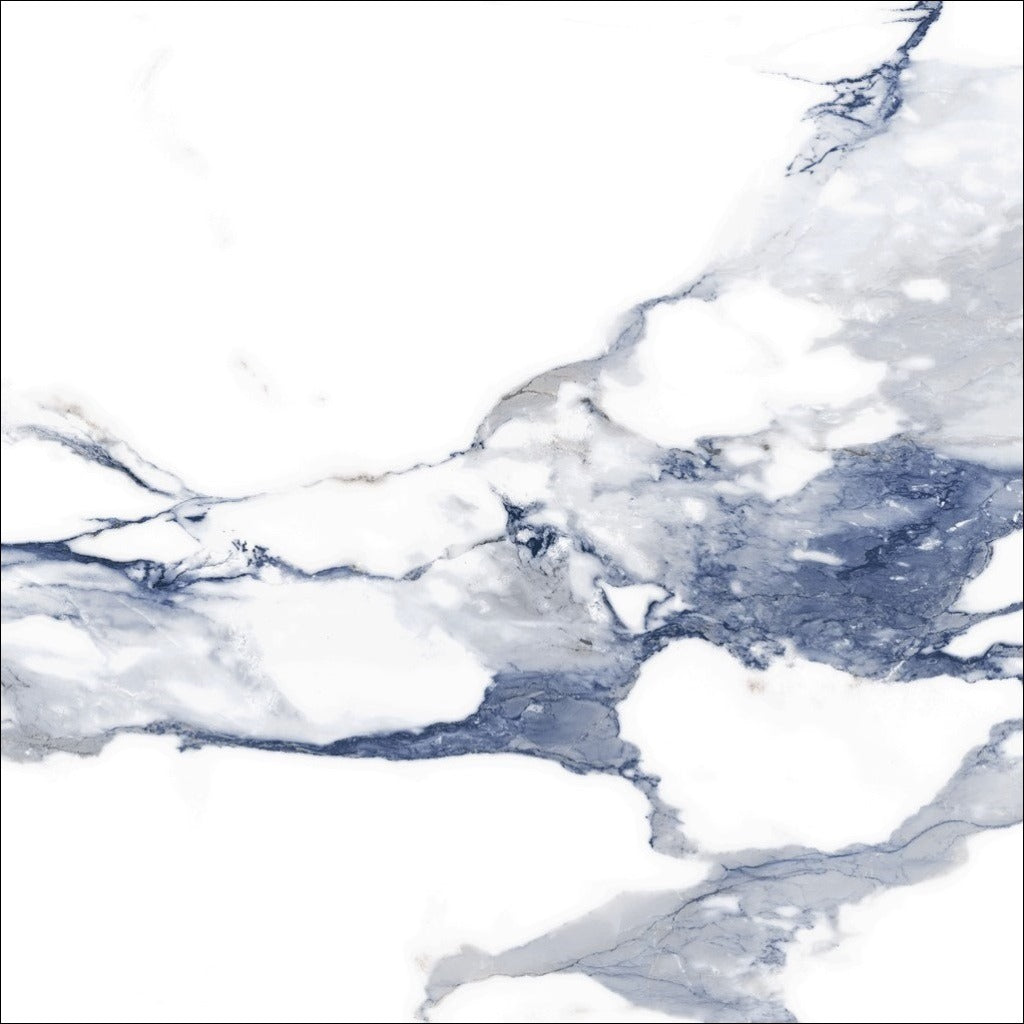 Valeria White and Blue Marble Porcelain Tiles