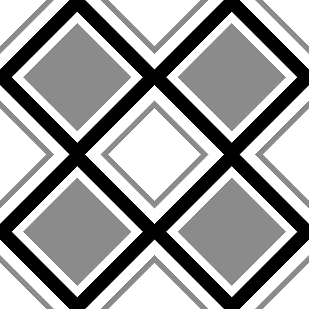 Art Vendome Black and White Patterned Tiles