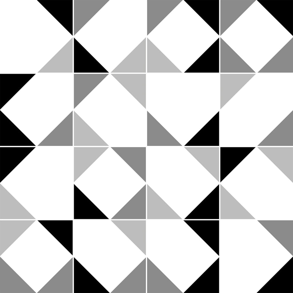 Art Vendome Black and White Patterned Tiles