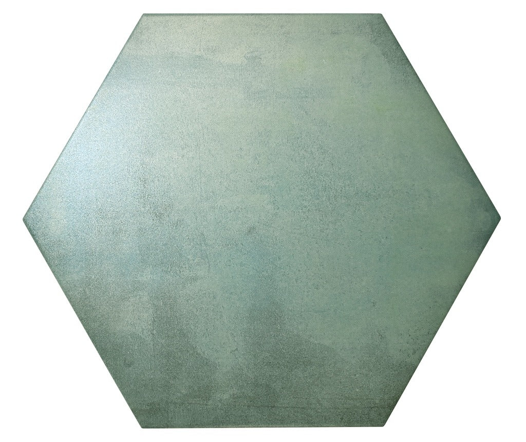 Vessel Teal Floor Tiles – Hexagon, Matt