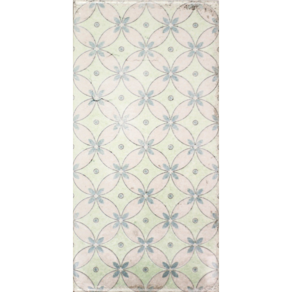 Vita Green Patterned Wall Tiles