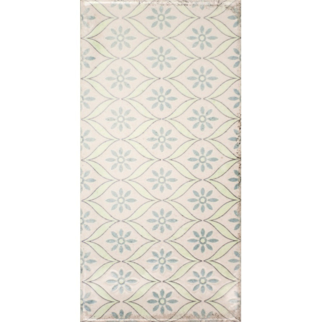 Vita Green Patterned Wall Tiles