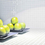 Cut Sample: White Mosaic Tiles