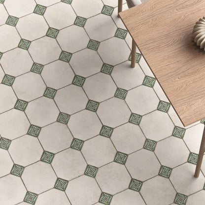 York Green Pattern Tiles