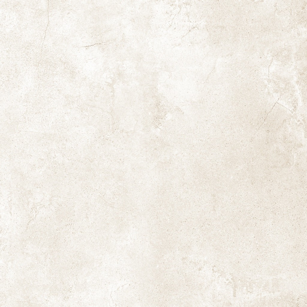 Zett Ivory White Rustic Tiles - Rectified, Matt, Porcelain