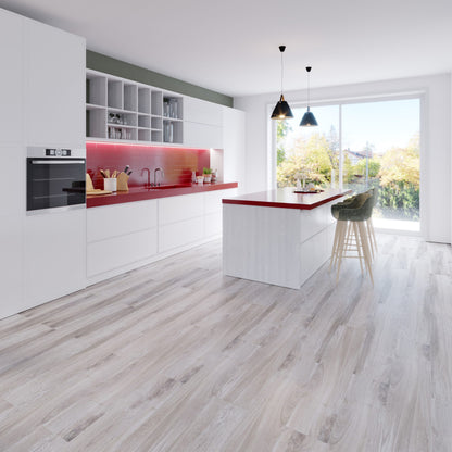 Castelo Grey Wood Effect Porcelain Floor Tiles - Matt, Rectified