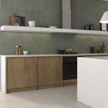 Eleganza Sage Ripple Tiles