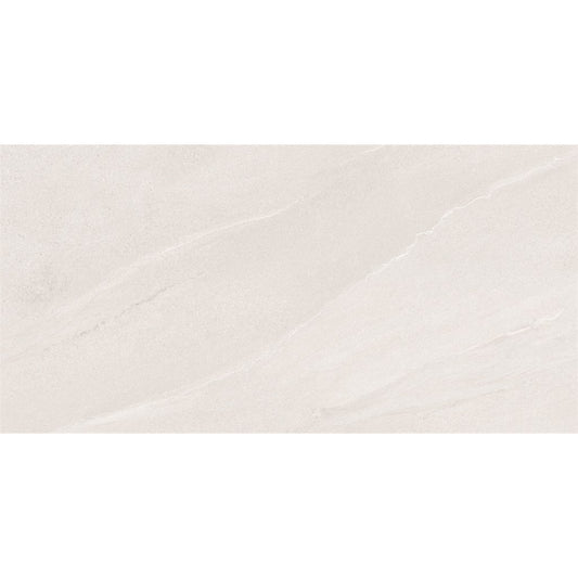 Burlington Bianco White Stone Effect Porcelain Tiles