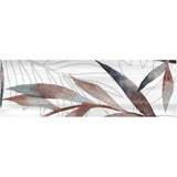 Ikebana Garnet Red Patterned Gloss Wall Tiles