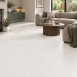 Burlington Bianco White Stone Effect Porcelain Tiles